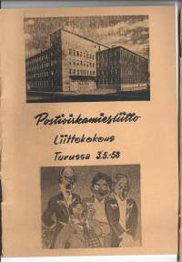 Postivirkamiesliitto liittokokous Turussa 1958