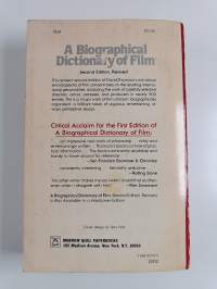 A Biographical Dictionary of Film