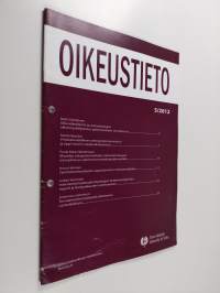 Oikeustieto 5/2012 : Turun yliopiston oikeustieteellisen tiedekunnan yksityisoikeuden tiedotuslehti