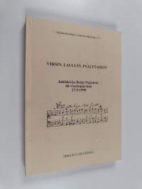 Virsin, lauluin, psalttarein : juhlakirja Reijo Pajamon 60-vuotispäivänä 27.9.1998