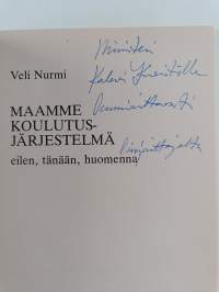 Maamme koulutusjärjestelmä eilen, tänään, huomenna (tekijän omiste)