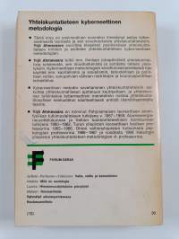 Yhteiskuntatieteen kyberneettinen metodologia : Positivismin kritiikki
