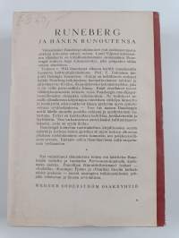 Runeberg ja hänen runoutensa 1837-1877
