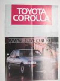 Toyota Corolla 1984 -myyntiesite