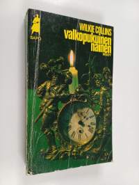 Valkopukuinen nainen