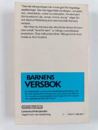 Barnens versbok - en antologi