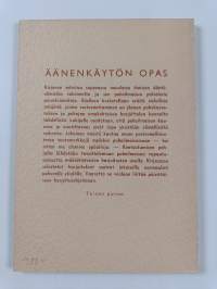 Äänenkäytön opas