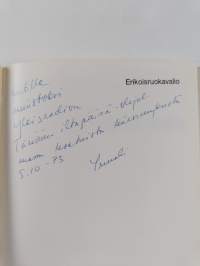 Erikoisruokavalio (signeerattu, tekijän omiste)