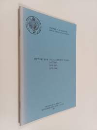 Report for the academic years 1977/1978, 1978/1979, 1979/1980
