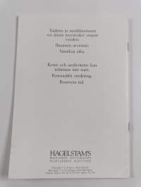 Hagelstam&#039;s : huutokauppa - auktion 56 : 13.9.90