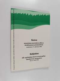 Kutsu maatalous-metsätieteellisen tiedekunnan promootioon toukokuuun 17. päivänä 1996 Inbjudan till agrikultur-forstvetenskapliga fakultetens promotion den 17 maj...