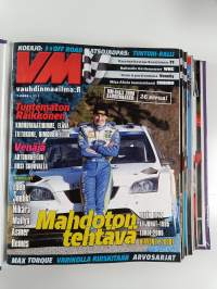 Vauhdin maailma 2008 1-13 (puuttuu nro 6) + FI-kausi 2008