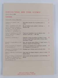 Agricultural and food science n:o 3/2008