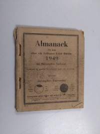 Almanack för året efter vår Frälsares Kristi födelse 1949 till Helsingfors horisont