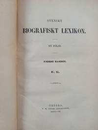 Svenskt biografiskt lexicon :; ny följd, Bd. 4 - F, G
