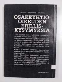 Osakeyhtiöoikeuden erilliskysymyksiä : suunnattu osakeanti, ylivelkainen yhtiö ja osakeyhtiön jakaminen