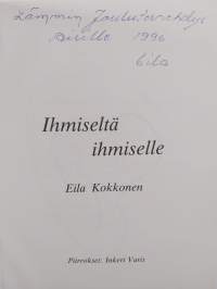 Ihmiseltä ihmiselle (tekijän omiste)