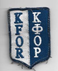 Rauhanturvaajamerkki KFOR -  hihamerkki