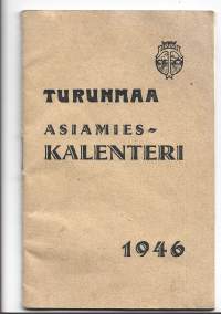 Turunmaa Asiamieskalenteri 1946 - kalenteri