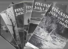 Finlands jakt och fiske tidskrift 1953  nrot 1 - 6  koko vuosikerta