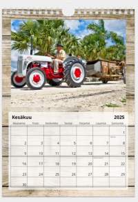 Uusi 2025 Ford ja Fordson traktori seinäkalenteri, koko A4.
