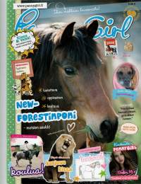 Penny Girl 9 /15.Tarinaa,oppeja hevosista mutta saapa leijonakin pienen tilan. Kaksi hevosjulistetta ja söpö leijona. Sarjakuva Willy 1 sivu, Stormista 18. Sivuja 51