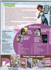 Penny Girl. Mukavia pikku tarinoit ja ohjeita hevosista, Sarja kuvia monenlaista Willy ja Boris 1siv, Ruuna Romppu 4 siv.,Lumivaara 9 siv.ja Talvi traama 13 siv.