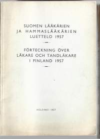 Suomen lääkärien ja hammaslääkärien luettelo 1957