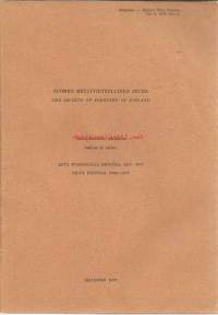 Suomen metsätiteellinen seura, sisällysluettelo sarjoihin Acta forestalia fennica 1913-1972 ja silva fennica 1926-1972  - bibliografia