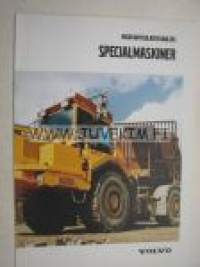 Volvo articulated haulers Specialmaskiner -myyntiesite