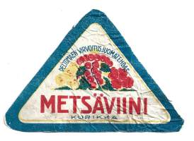 Metsäviini -   juomaetiketti