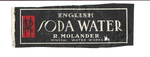 English Soda Water  -  juomaetiketti