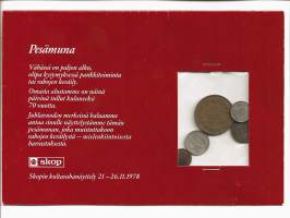 Rahojen keräilyn pesämuna / SKOP 70 v juhlanäyttely