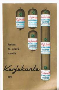 karjakunta  Oy:n vuosikertomus 1960