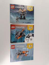 Lego creator 31111 (3 vihkoa)