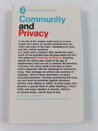 Community and privacy : toward a new architecture of humanism