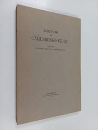 Beretning fra Carlsbergfondet for året 1. oktober 1969 til 30. september 1970