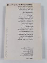 Histoire et diversité des cultures