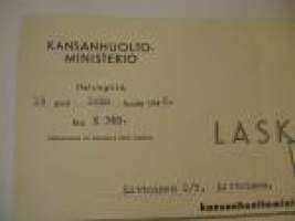 Kansanhuoltoministeriö, 19.10.1940 -asiakirja