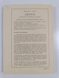 Esto-Europa : a treatise on the Finno-Ugric Primary Civilization in Europe part 2