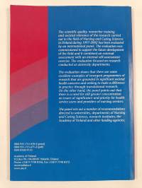 Nursing and caring sciences : evaluation report