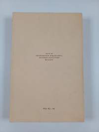 Reciprocity Systems of the Rural Society in the Finnish-Karelian Culture Area - With Special Reference to Social Intercourse of the Youth