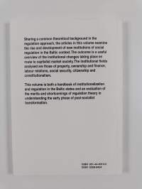 Regulation and institutionalization in the Baltic States