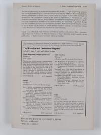 The breakdown of democratic regimes, Vol. 3 - Latin America
