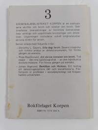 Bertillon och Holmes