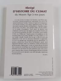 Abrégé d&#039;histoire du climat : du Moyen Âge à nos jours