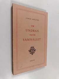 Om undran inför samhället
