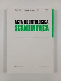 Turku sugar studies 1-21 : vol. 33, supplementum 70, 1975