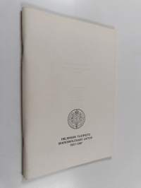 Helsingin yliopisto : Mikrobiologian laitos 1937-1987