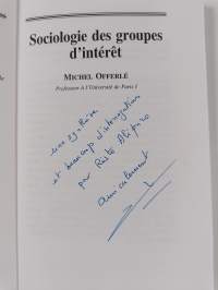 Sociologie des groupes d&#039;intérêt (signeerattu, tekijän omiste)